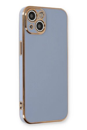 iPhone 13 Kılıf Volet Silikon - Mavi-(5796)