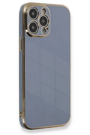 iPhone 13 Pro Kılıf Volet Silikon - Mavi-(5796)