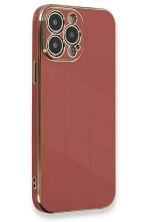 iPhone 13 Pro Kılıf Volet Silikon - Kırmızı-(5796)