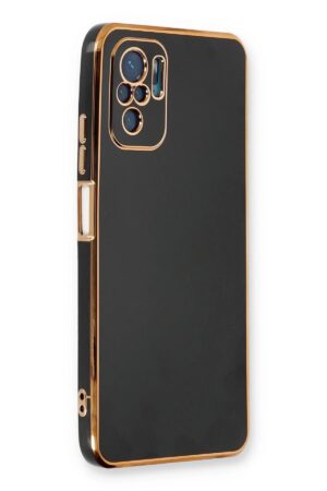 Xiaomi Redmi Note 10 Kılıf Volet Silikon - Siyah-(5796)