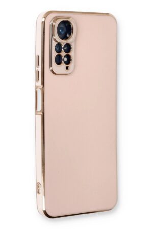 Xiaomi Redmi Note 11 Kılıf Volet Silikon - Pembe-(5796)