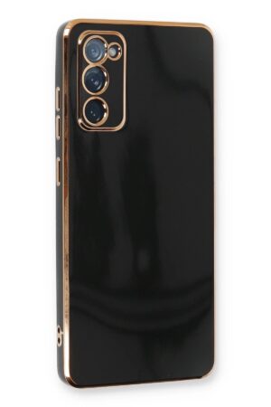 Samsung Galaxy S20 FE Kılıf Volet Silikon - Siyah-(5796)