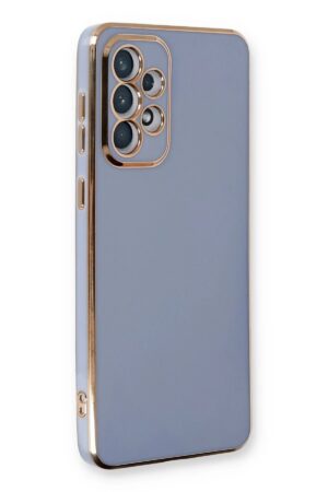 Samsung Galaxy A53 5G Kılıf Volet Silikon - Mavi-(5796)