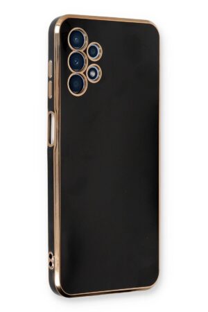 Samsung Galaxy A13 4G Kılıf Volet Silikon - Siyah-(5796)