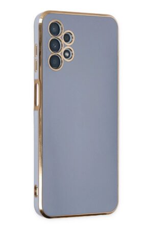 Samsung Galaxy A13 4G Kılıf Volet Silikon - Mavi-(5796)