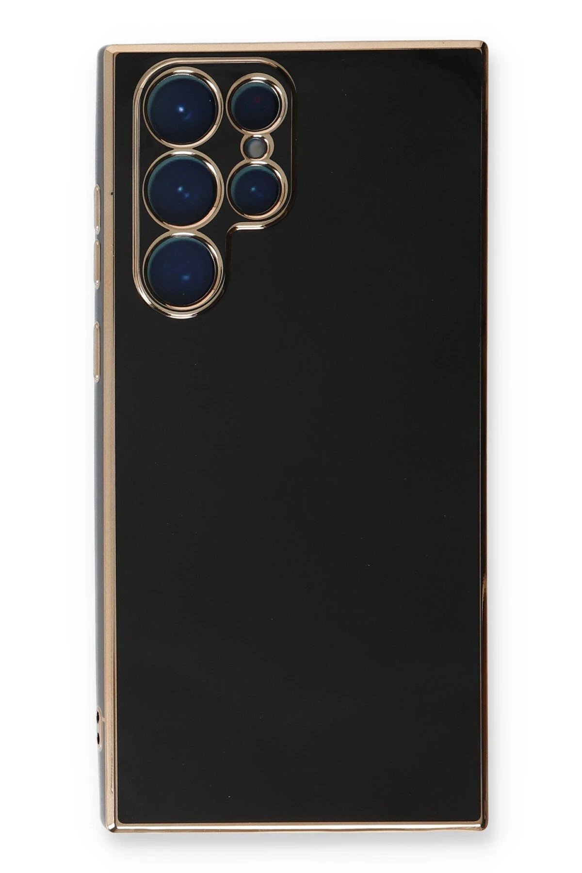 Samsung Galaxy S22 Ultra Kılıf Volet Silikon - Siyah-(5796)