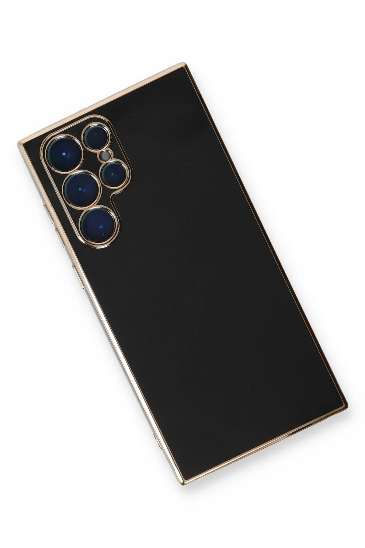 Samsung Galaxy S22 Ultra Kılıf Volet Silikon - Siyah-(5796) - Görsel 2