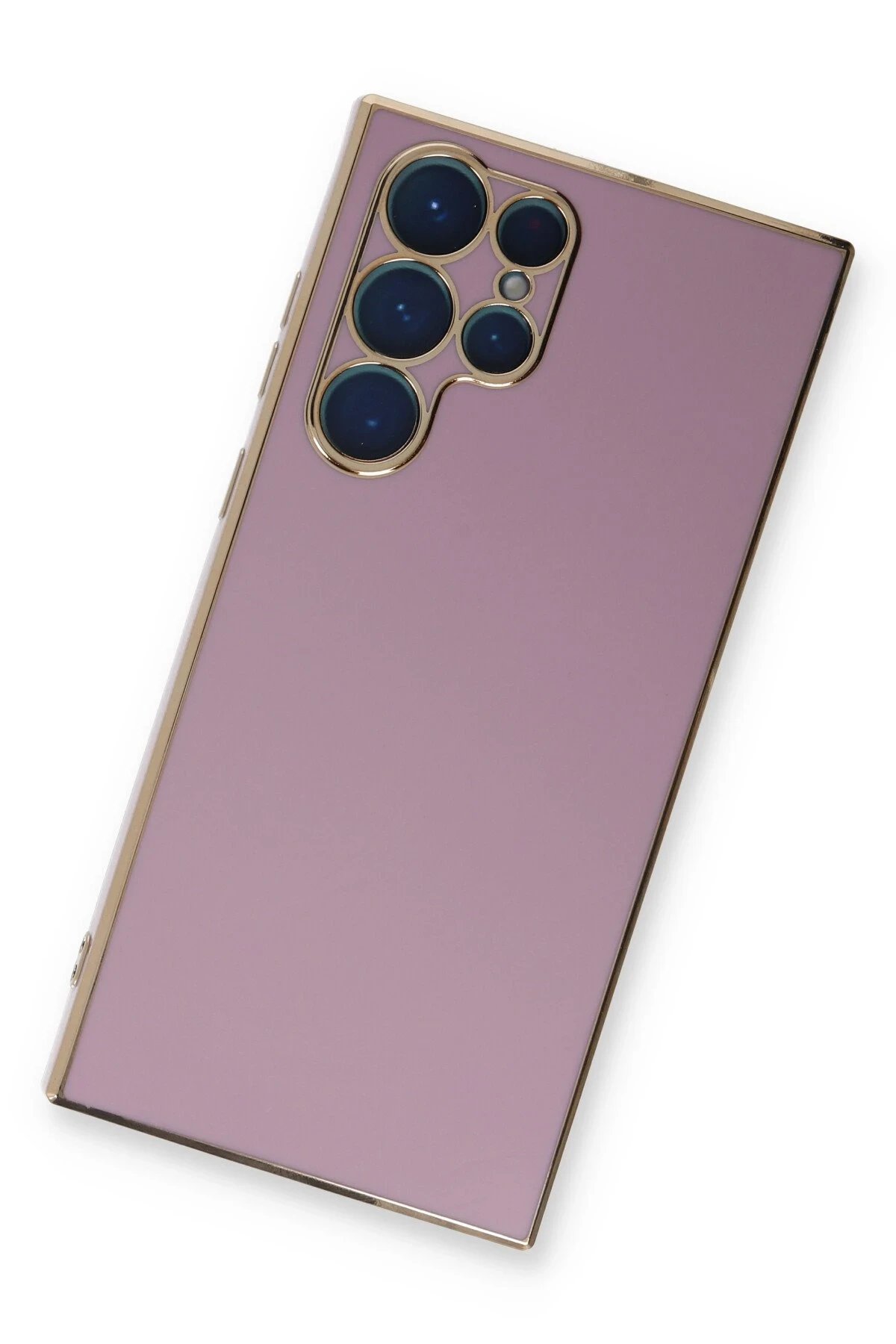 Samsung Galaxy S22 Ultra Kılıf Volet Silikon - Mor-(5796) - Görsel 3