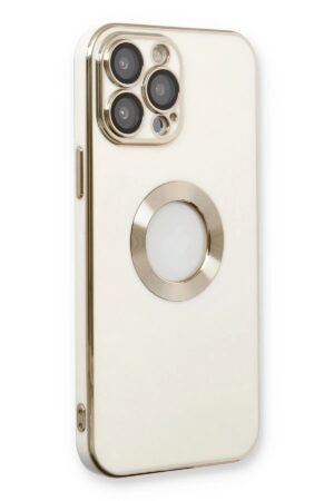 iPhone 13 Pro Kılıf Store Silikon - Beyaz-(5796)