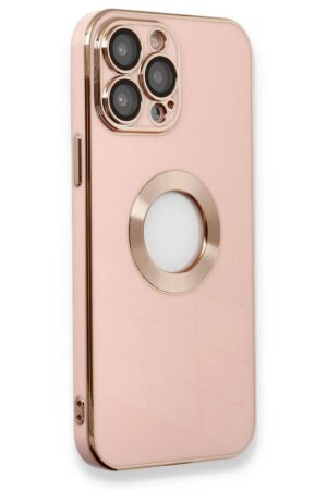 iPhone 13 Pro Max Kılıf Store Silikon - Pembe-(5796)