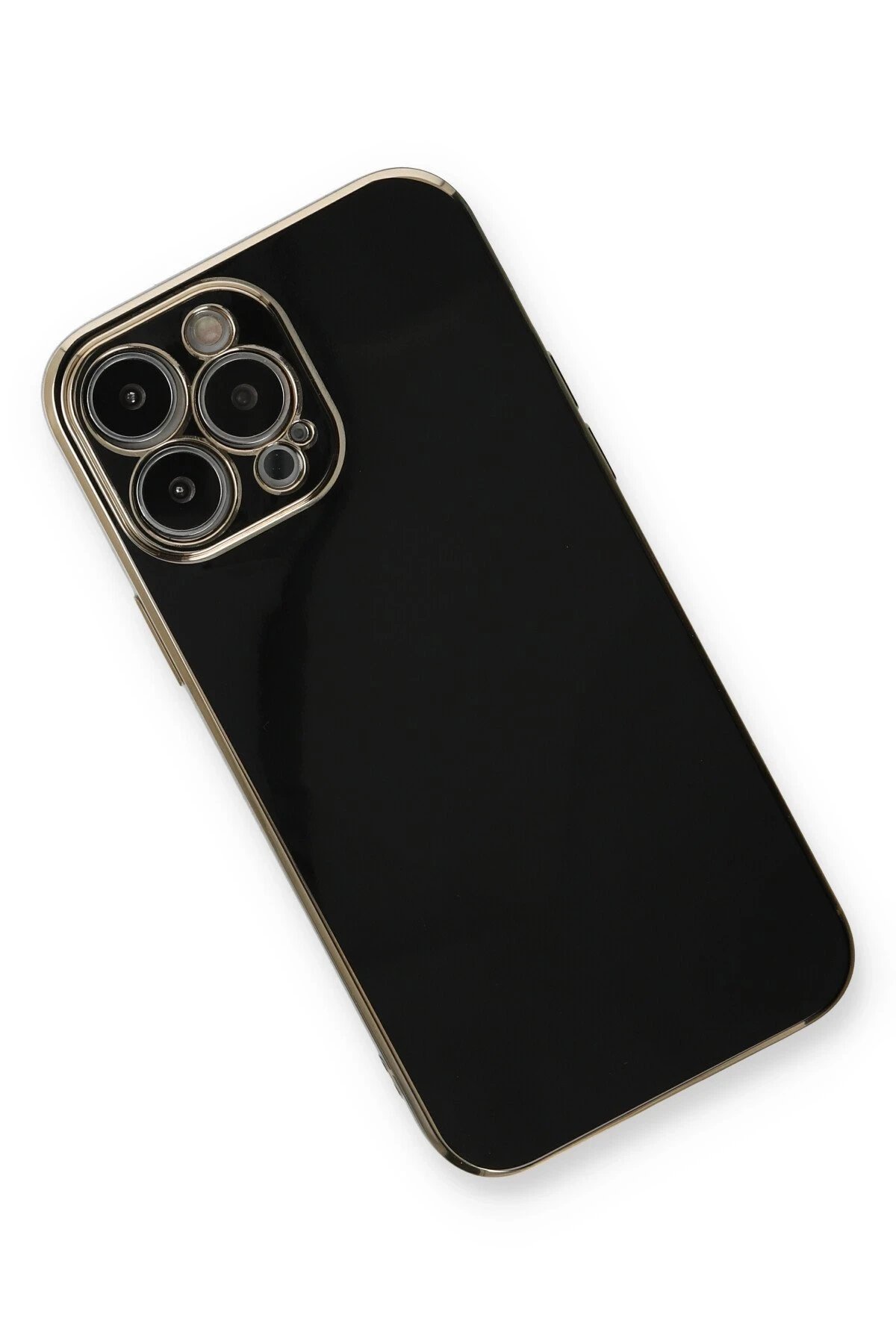 iPhone 13 Pro Max Kılıf Volet Silikon - Siyah-(5796) - Görsel 3