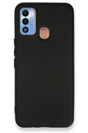 Tecno Spark 7T Kılıf First Silikon - Siyah-(5796)