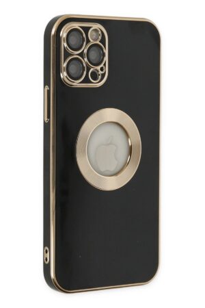 iPhone 12 Pro Max Kılıf Store Silikon - Siyah-(5796)