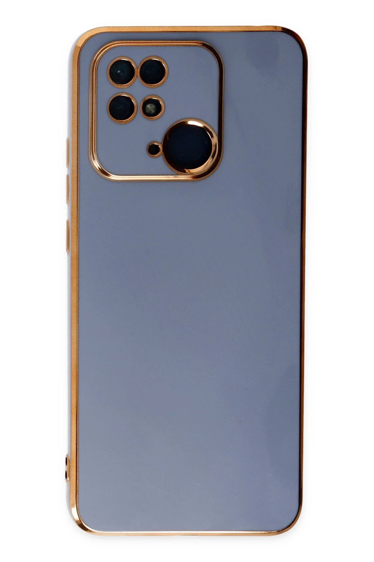 Xiaomi Redmi 10C Kılıf Volet Silikon - Mavi-(5796) - Görsel 2