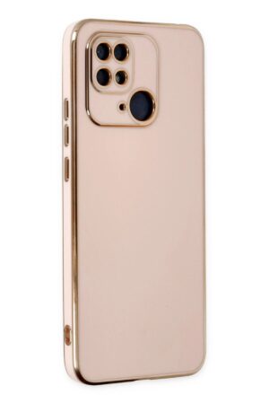 Xiaomi Redmi 10C Kılıf Volet Silikon - Pembe-(5796)