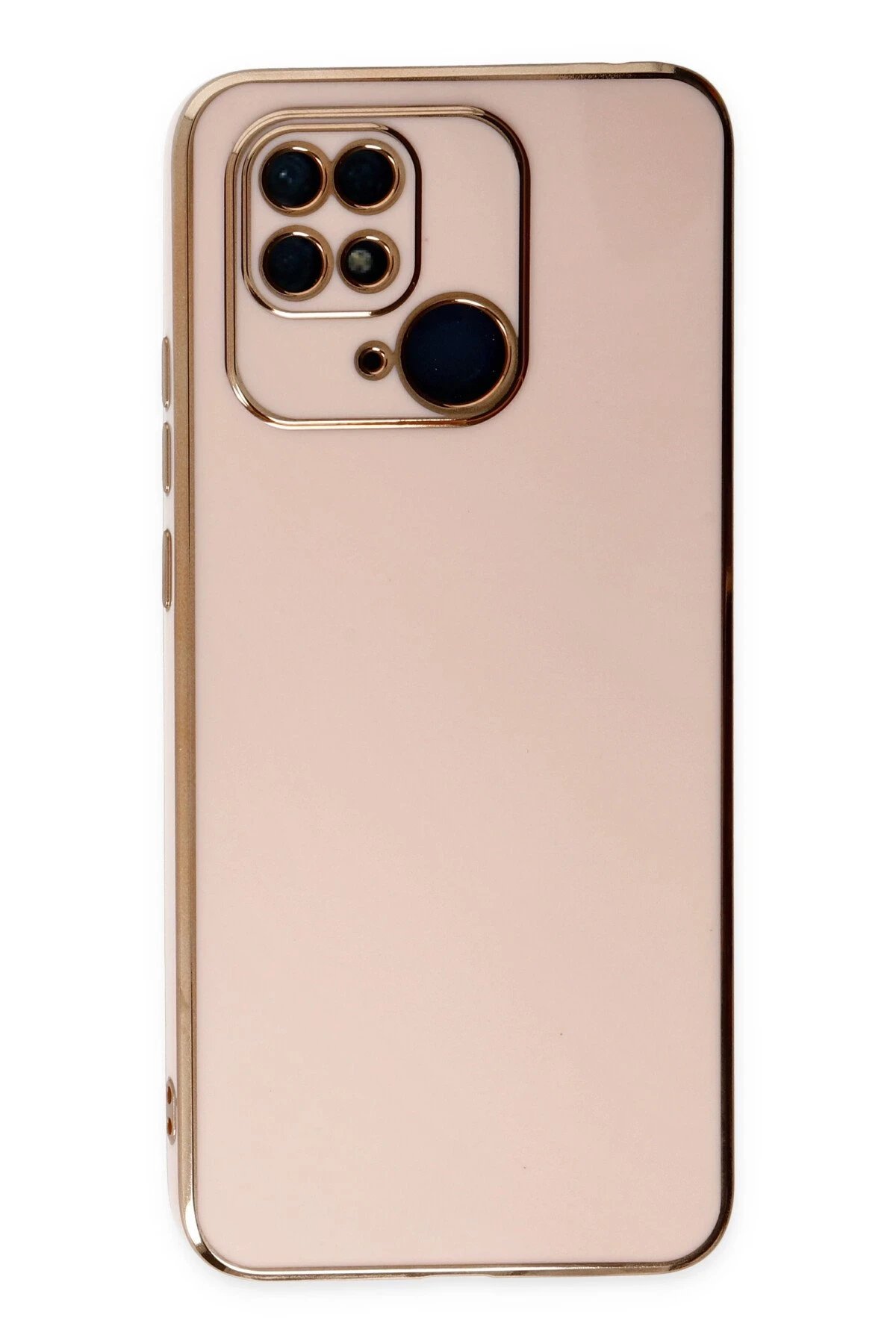 Xiaomi Redmi 10C Kılıf Volet Silikon - Pembe-(5796) - Görsel 2