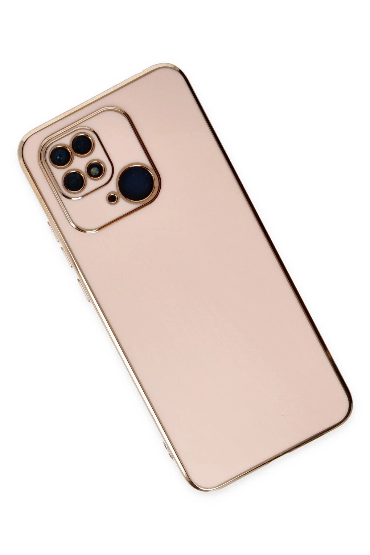 Xiaomi Redmi 10C Kılıf Volet Silikon - Pembe-(5796) - Görsel 3