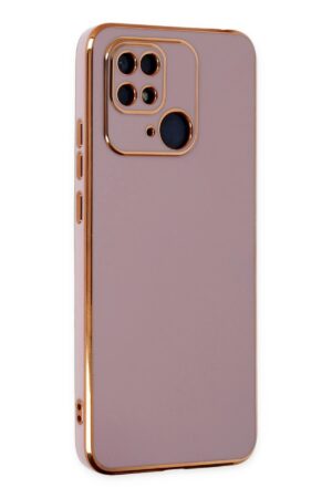 Xiaomi Redmi 10C Kılıf Volet Silikon - Mor-(5796)