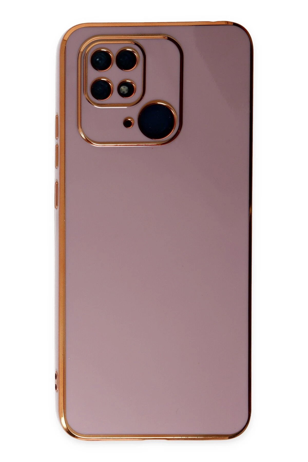 Xiaomi Redmi 10C Kılıf Volet Silikon - Mor-(5796) - Görsel 2