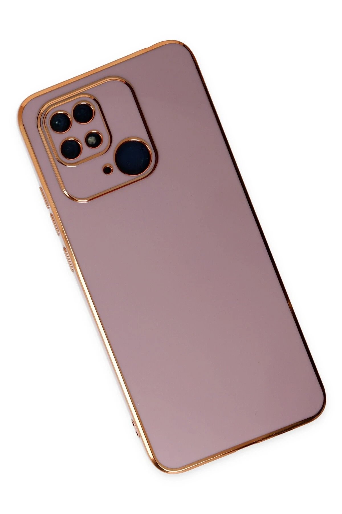 Xiaomi Redmi 10C Kılıf Volet Silikon - Mor-(5796) - Görsel 3