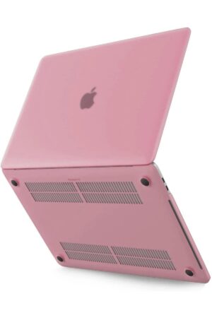 Macbook Pro 13 2021 Macbook Buzlu Kapak - Pembe-(5796)