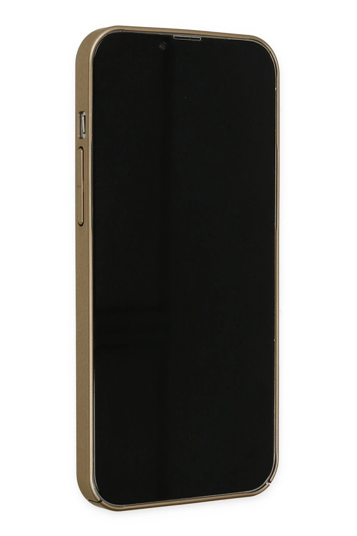 iPhone 13 Pro Kılıf Jack Magneticsafe Lens Silikon - Gold-(5796) - Görsel 3
