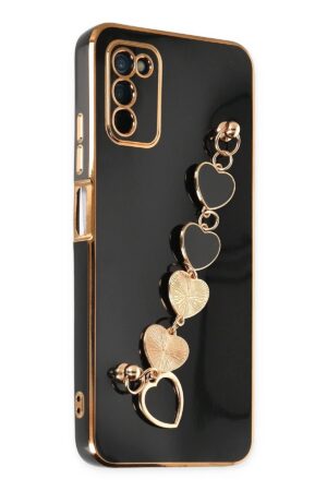 Samsung Galaxy A03S Kılıf Esila Silikon - Siyah-(5796)