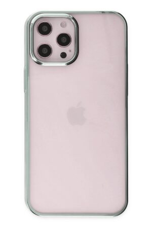 iPhone 12 Pro Max Kılıf Element Silikon - Yeşil-(5796)