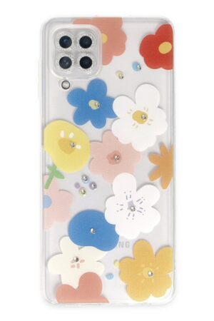 Samsung Galaxy A22 Kılıf Lucky Silikon - Lucky 8-(5796)