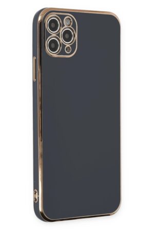 iPhone 11 Pro Max Kılıf Volet Silikon - Siyah-(5796)