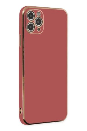 iPhone 11 Pro Max Kılıf Volet Silikon - Kırmızı-(5796)