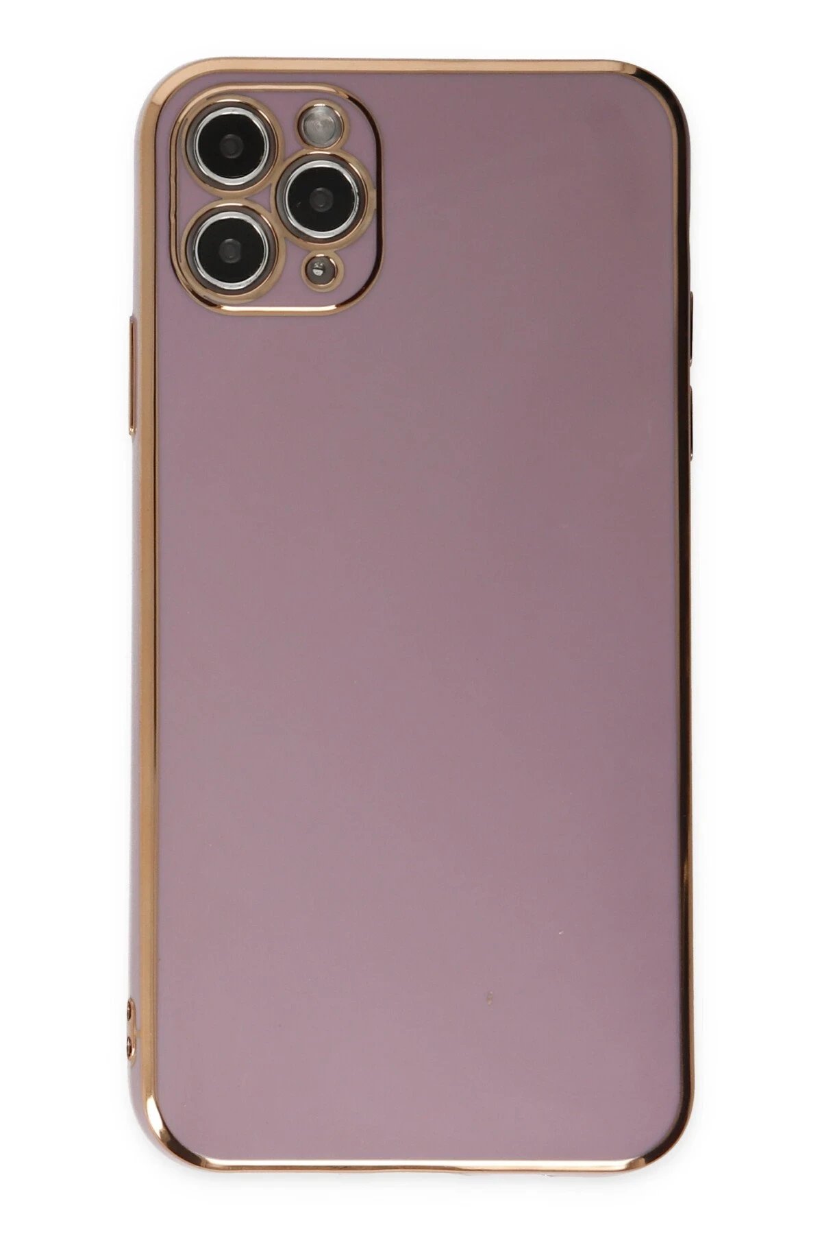 iPhone 11 Pro Max Kılıf Volet Silikon - Mor-(5796) - Görsel 2