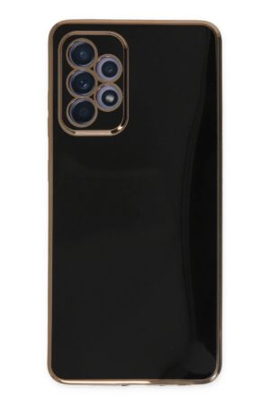 Samsung Galaxy A52 Kılıf Volet Silikon - Siyah-(5796)