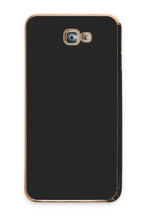 Samsung Galaxy J7 Prime Kılıf Volet Silikon - Siyah-(5796)