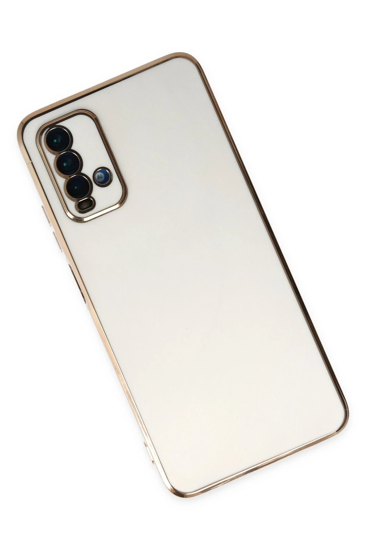 Xiaomi Redmi 9T Kılıf Volet Silikon - Beyaz-(5796) - Görsel 2