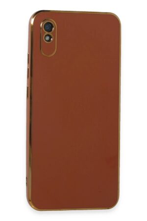 Xiaomi Redmi 9A Kılıf Volet Silikon - Kırmızı-(5796)