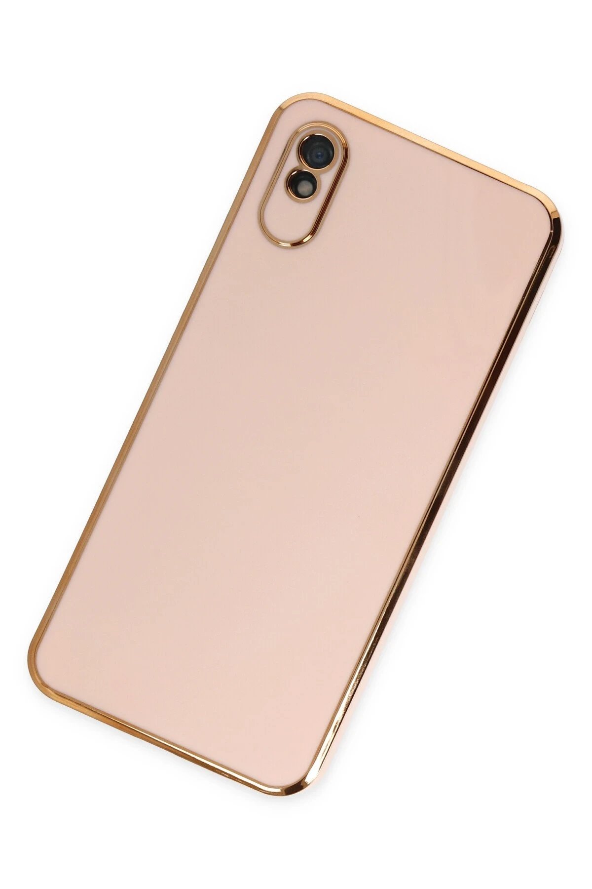Xiaomi Redmi 9A Kılıf Volet Silikon - Pembe-(5796) - Görsel 3