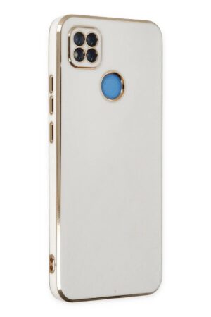 Xiaomi Redmi 9C Kılıf Volet Silikon - Beyaz-(5796)