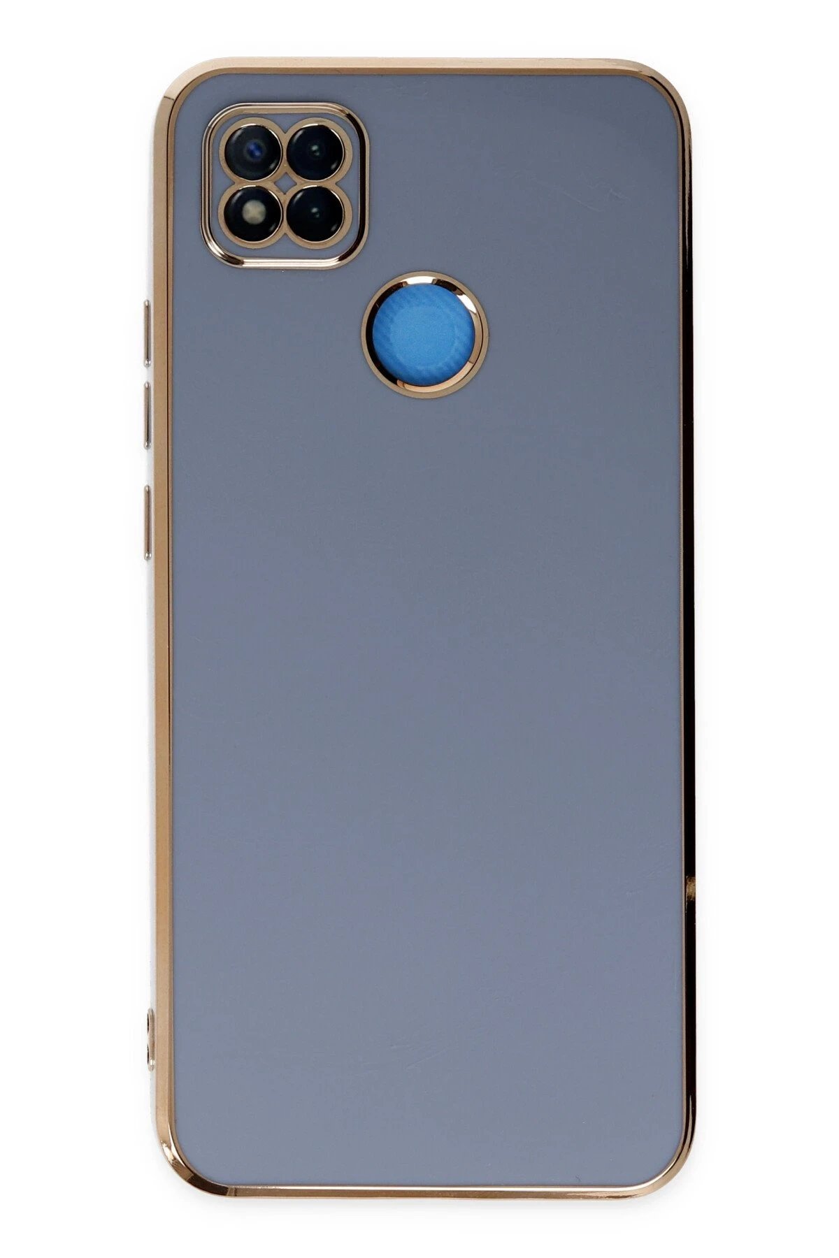 Xiaomi Redmi 9C Kılıf Volet Silikon - Mavi-(5796) - Görsel 2