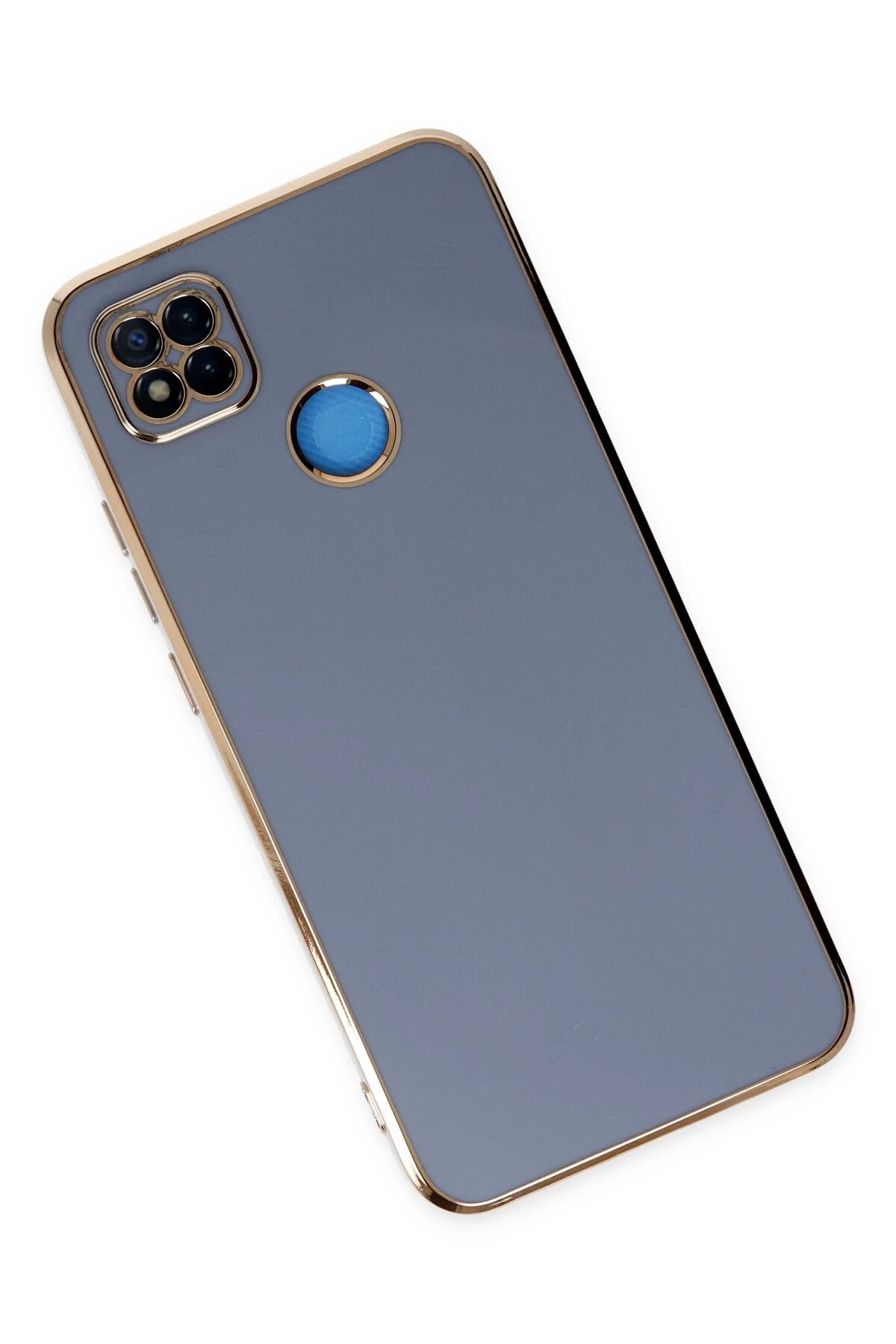 Xiaomi Redmi 9C Kılıf Volet Silikon - Mavi-(5796) - Görsel 3