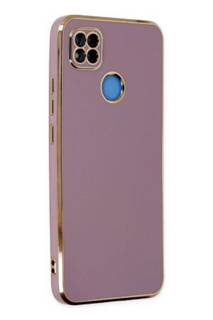 Xiaomi Redmi 9C Kılıf Volet Silikon - Mor-(5796)