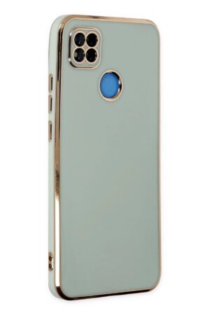 Xiaomi Redmi 9C Kılıf Volet Silikon - Açık Yeşil-(5796)