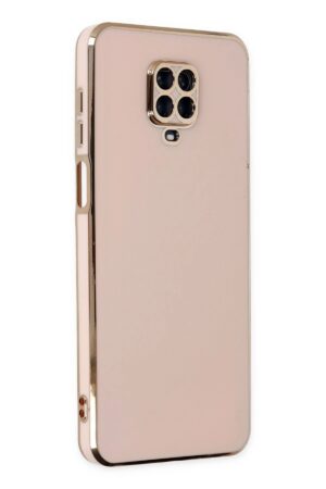 Xiaomi Redmi Note 9 Pro Kılıf Volet Silikon - Pembe-(5796)