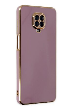 Xiaomi Redmi Note 9 Pro Kılıf Volet Silikon - Mor-(5796)