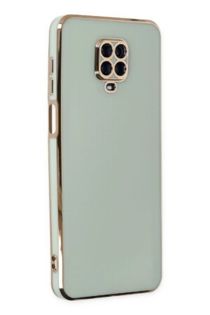 Xiaomi Redmi Note 9 Pro Kılıf Volet Silikon - Açık Yeşil-(5796)