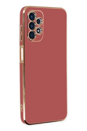 Samsung Galaxy A13 4G Kılıf Volet Silikon - Kırmızı-(5796)