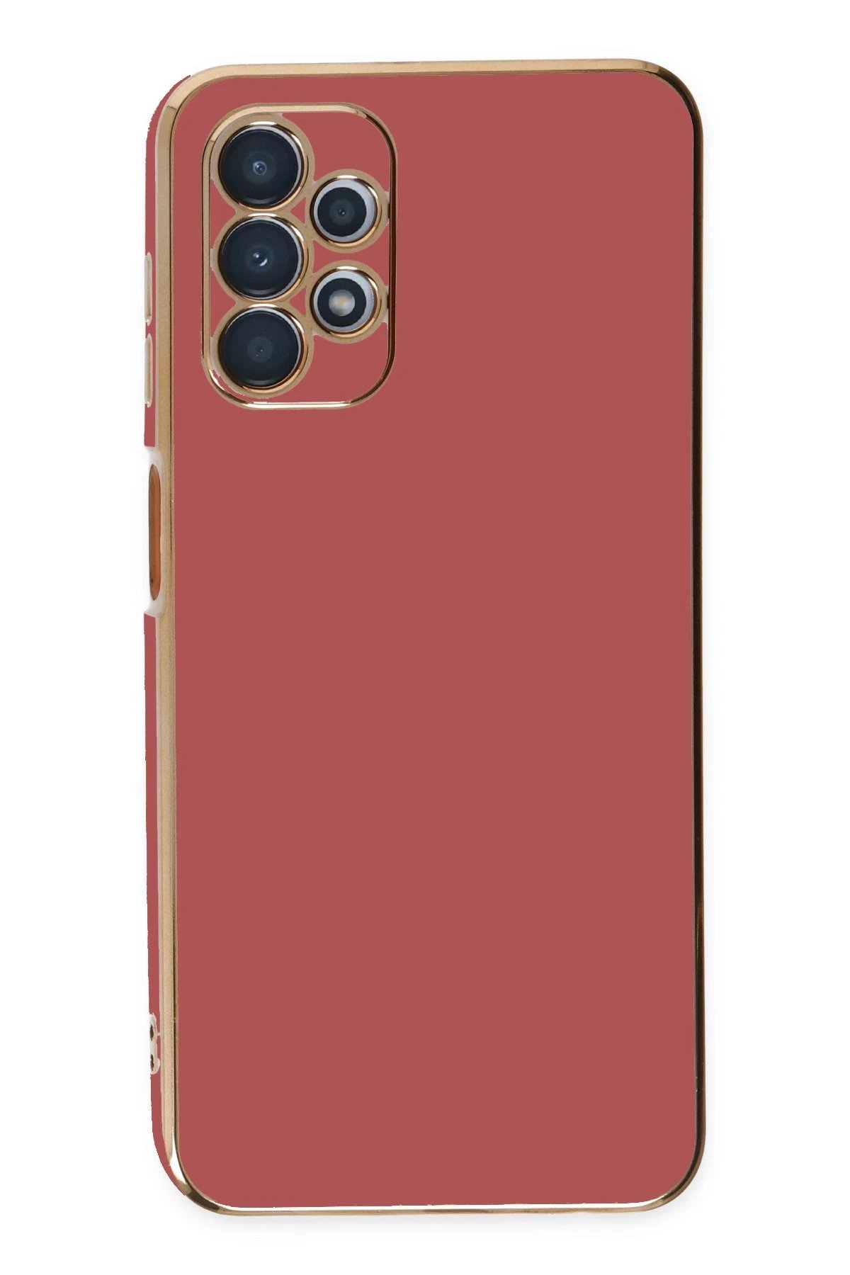 Samsung Galaxy A13 4G Kılıf Volet Silikon - Kırmızı-(5796) - Görsel 2