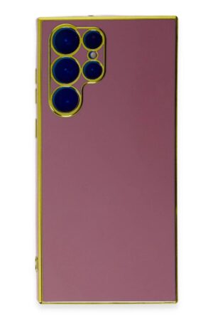 Samsung Galaxy S22 Ultra Kılıf Volet Silikon - Kırmızı-(5796)