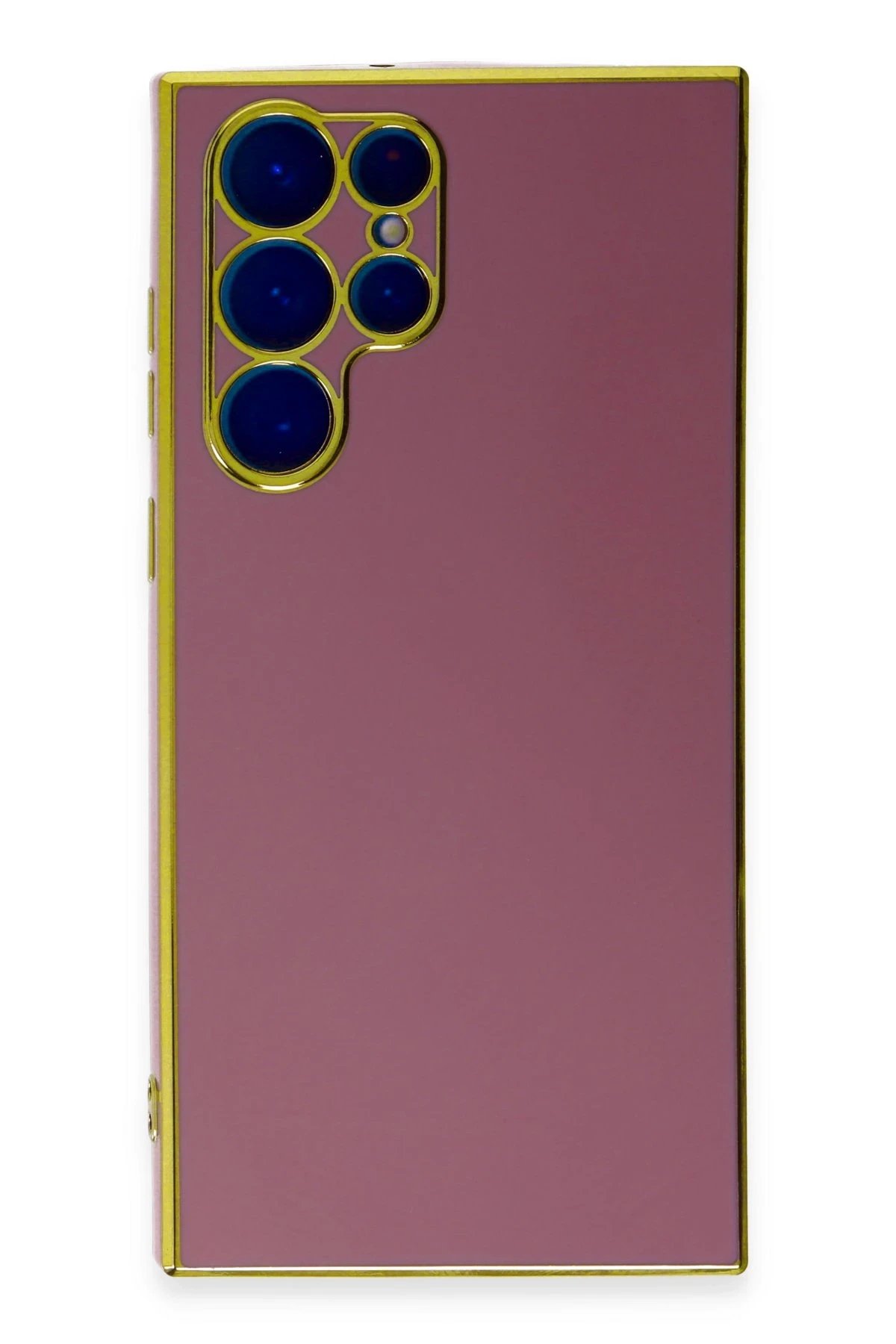 Samsung Galaxy S22 Ultra Kılıf Volet Silikon - Kırmızı-(5796)