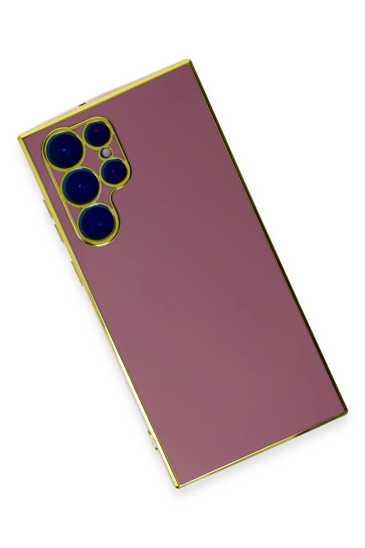 Samsung Galaxy S22 Ultra Kılıf Volet Silikon - Kırmızı-(5796) - Görsel 2